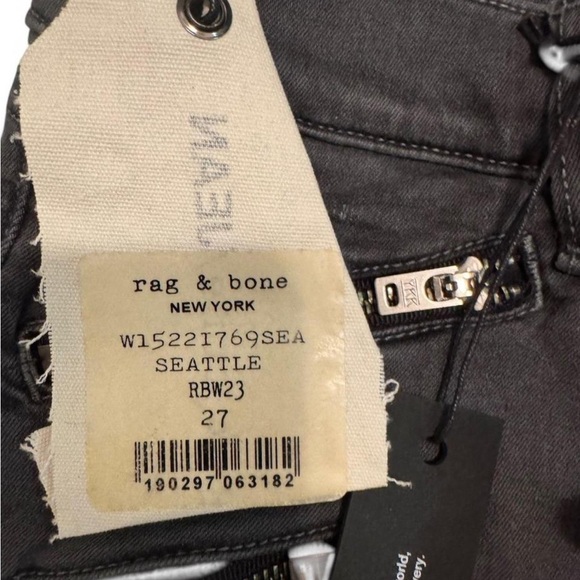 Rag and Bone RBW 23 Moto Skinny Jeans - TAGS ON - Picture 4 of 6